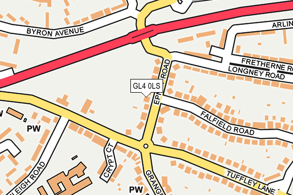 GL4 0LS map - OS OpenMap – Local (Ordnance Survey)