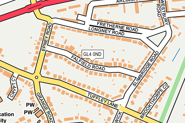 GL4 0ND map - OS OpenMap – Local (Ordnance Survey)