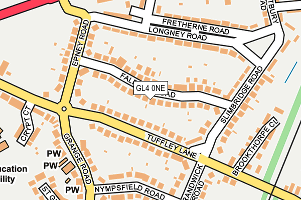 GL4 0NE map - OS OpenMap – Local (Ordnance Survey)