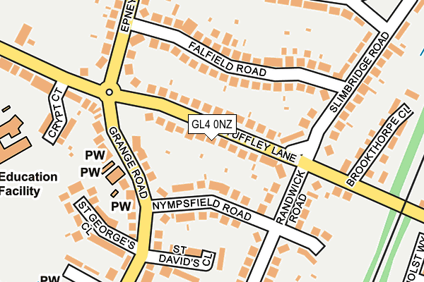 GL4 0NZ map - OS OpenMap – Local (Ordnance Survey)