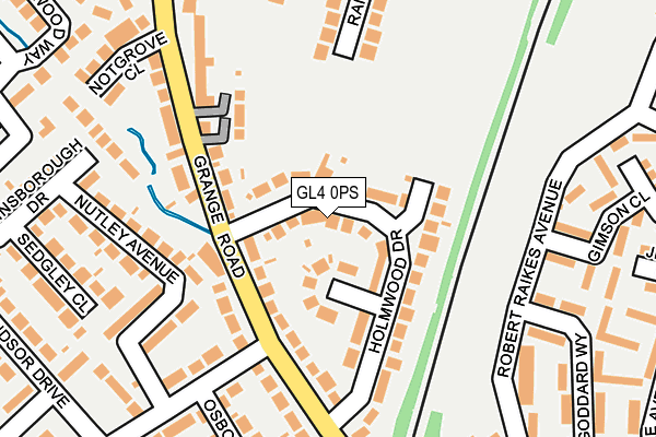 GL4 0PS map - OS OpenMap – Local (Ordnance Survey)