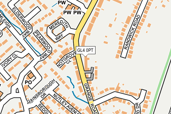 GL4 0PT map - OS OpenMap – Local (Ordnance Survey)