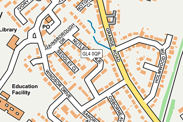 GL4 0QP map - OS OpenMap – Local (Ordnance Survey)