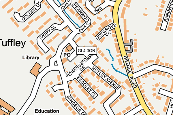 GL4 0QR map - OS OpenMap – Local (Ordnance Survey)