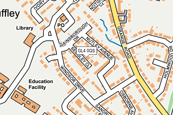 GL4 0QS map - OS OpenMap – Local (Ordnance Survey)