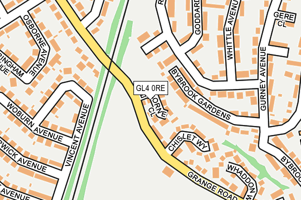 GL4 0RE map - OS OpenMap – Local (Ordnance Survey)