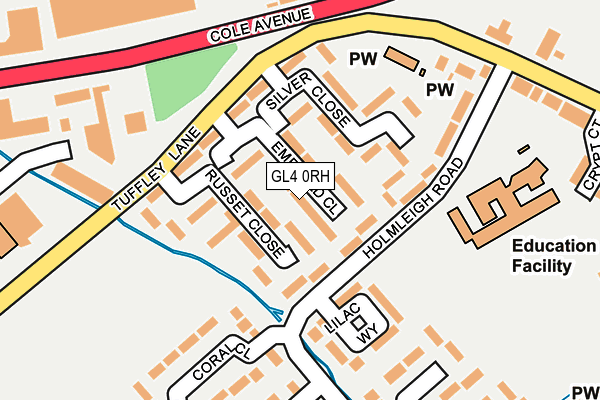 GL4 0RH map - OS OpenMap – Local (Ordnance Survey)