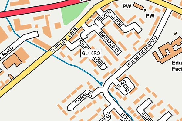 GL4 0RQ map - OS OpenMap – Local (Ordnance Survey)