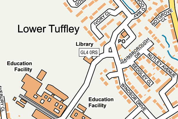 GL4 0RS map - OS OpenMap – Local (Ordnance Survey)