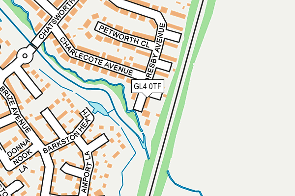 GL4 0TF map - OS OpenMap – Local (Ordnance Survey)