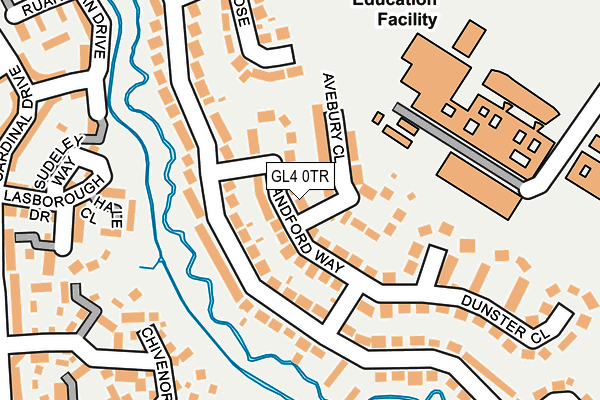 GL4 0TR map - OS OpenMap – Local (Ordnance Survey)