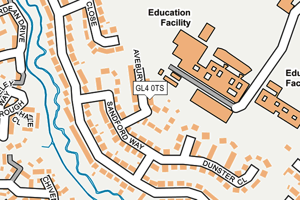 GL4 0TS map - OS OpenMap – Local (Ordnance Survey)