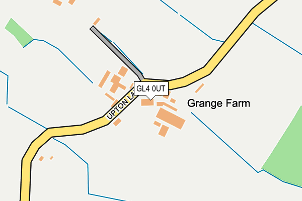 GL4 0UT map - OS OpenMap – Local (Ordnance Survey)