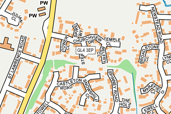 GL4 3EP map - OS OpenMap – Local (Ordnance Survey)