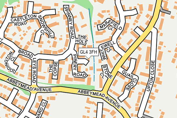 GL4 3FH map - OS OpenMap – Local (Ordnance Survey)