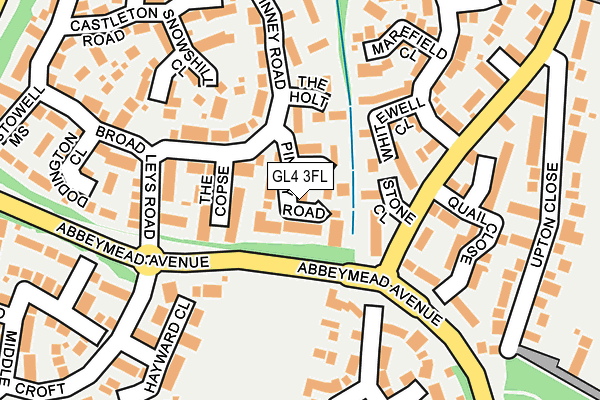 GL4 3FL map - OS OpenMap – Local (Ordnance Survey)