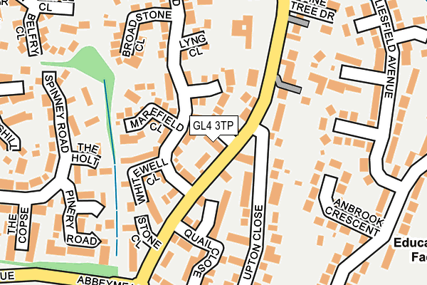 GL4 3TP map - OS OpenMap – Local (Ordnance Survey)