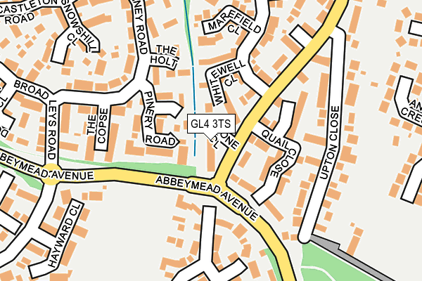 GL4 3TS map - OS OpenMap – Local (Ordnance Survey)