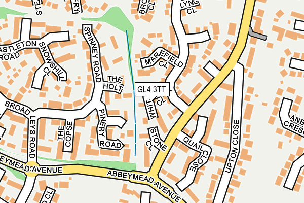 GL4 3TT map - OS OpenMap – Local (Ordnance Survey)