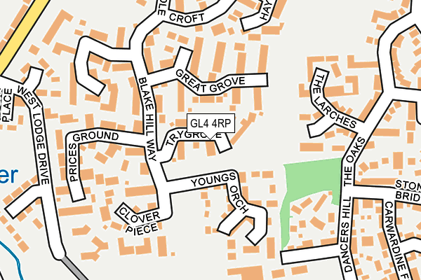 GL4 4RP map - OS OpenMap – Local (Ordnance Survey)