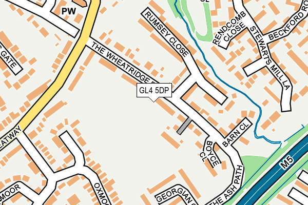 GL4 5DP map - OS OpenMap – Local (Ordnance Survey)