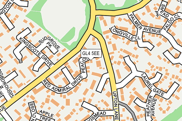 GL4 5EE map - OS OpenMap – Local (Ordnance Survey)