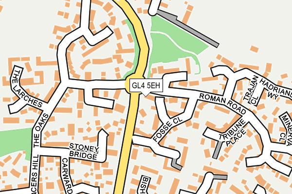 GL4 5EH map - OS OpenMap – Local (Ordnance Survey)