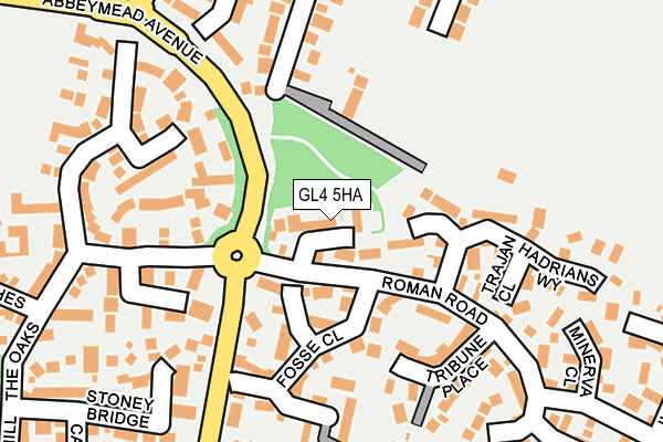 GL4 5HA map - OS OpenMap – Local (Ordnance Survey)