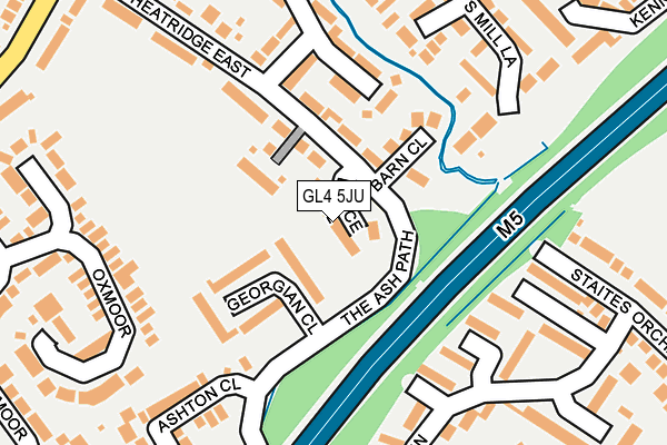 GL4 5JU map - OS OpenMap – Local (Ordnance Survey)