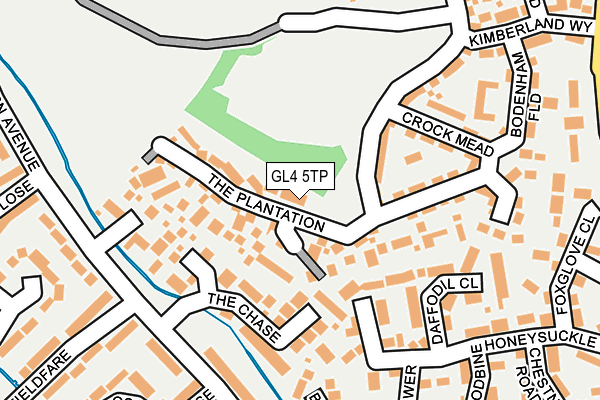 GL4 5TP map - OS OpenMap – Local (Ordnance Survey)