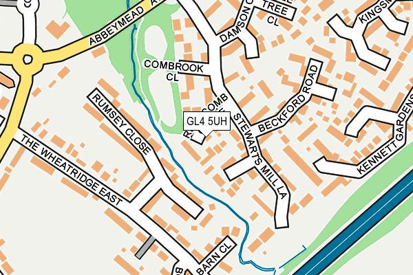 GL4 5UH map - OS OpenMap – Local (Ordnance Survey)