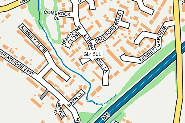 GL4 5UL map - OS OpenMap – Local (Ordnance Survey)