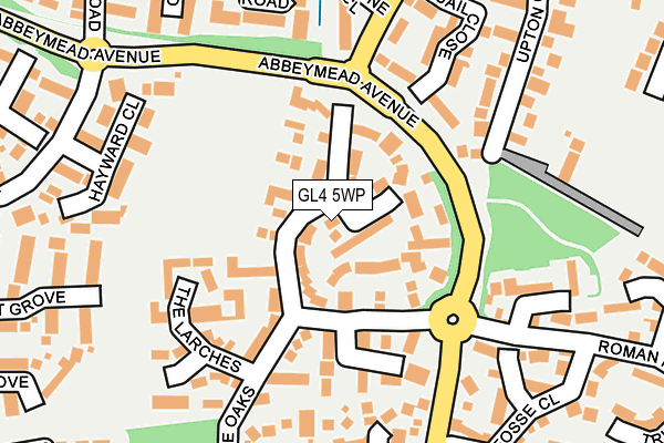 GL4 5WP map - OS OpenMap – Local (Ordnance Survey)