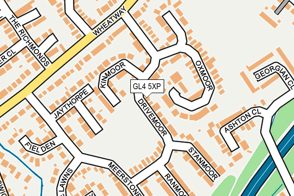 GL4 5XP map - OS OpenMap – Local (Ordnance Survey)