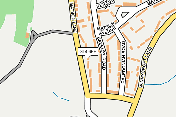 GL4 6EE map - OS OpenMap – Local (Ordnance Survey)