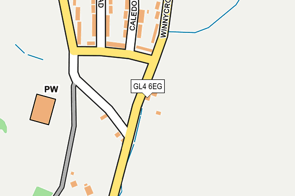 GL4 6EG map - OS OpenMap – Local (Ordnance Survey)