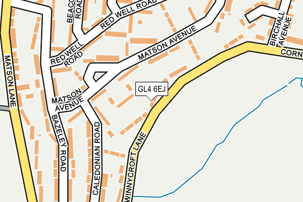 GL4 6EJ map - OS OpenMap – Local (Ordnance Survey)