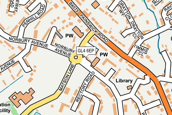 GL4 6EP map - OS OpenMap – Local (Ordnance Survey)