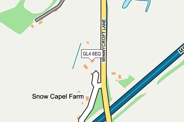 GL4 6EQ map - OS OpenMap – Local (Ordnance Survey)