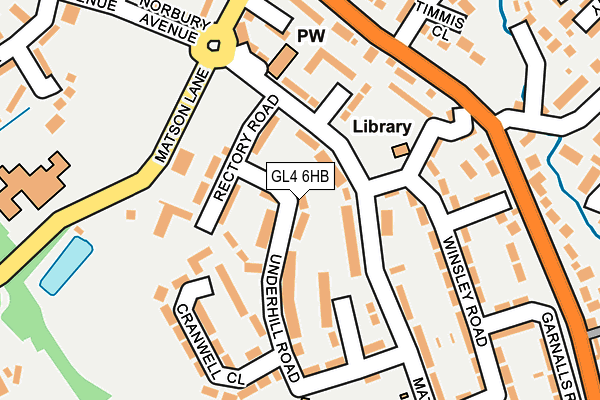 GL4 6HB map - OS OpenMap – Local (Ordnance Survey)