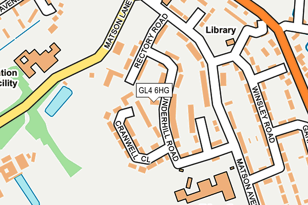 GL4 6HG map - OS OpenMap – Local (Ordnance Survey)