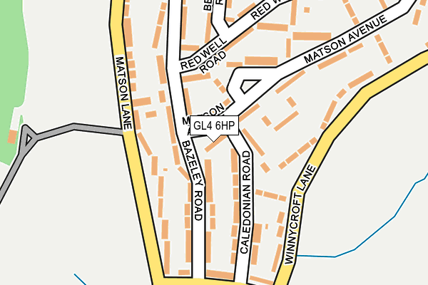 GL4 6HP map - OS OpenMap – Local (Ordnance Survey)