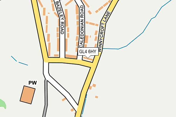 GL4 6HY map - OS OpenMap – Local (Ordnance Survey)
