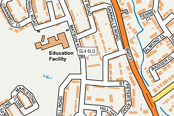 GL4 6LG map - OS OpenMap – Local (Ordnance Survey)