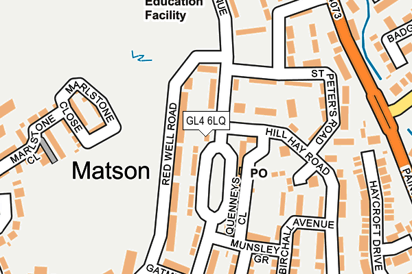 GL4 6LQ map - OS OpenMap – Local (Ordnance Survey)