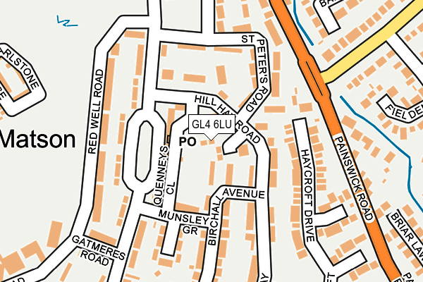 GL4 6LU map - OS OpenMap – Local (Ordnance Survey)