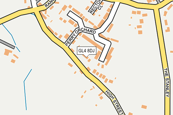 GL4 8DJ map - OS OpenMap – Local (Ordnance Survey)