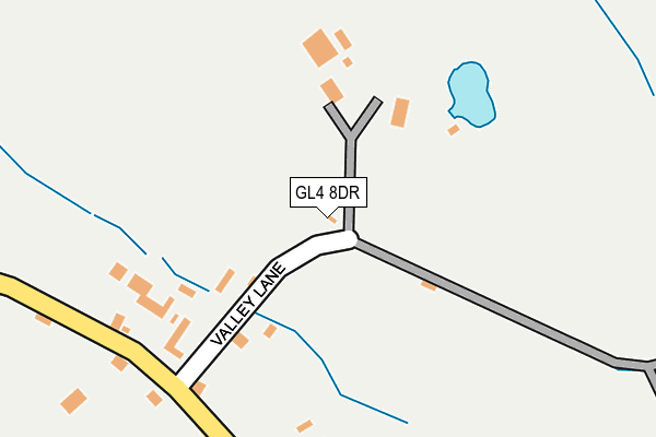 GL4 8DR map - OS OpenMap – Local (Ordnance Survey)