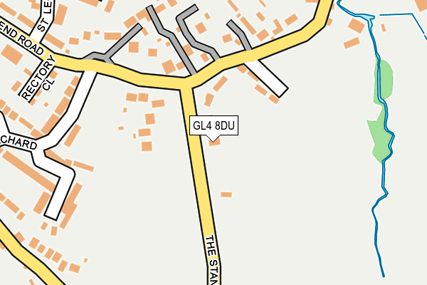 GL4 8DU map - OS OpenMap – Local (Ordnance Survey)