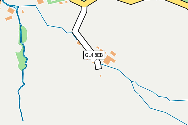 GL4 8EB map - OS OpenMap – Local (Ordnance Survey)